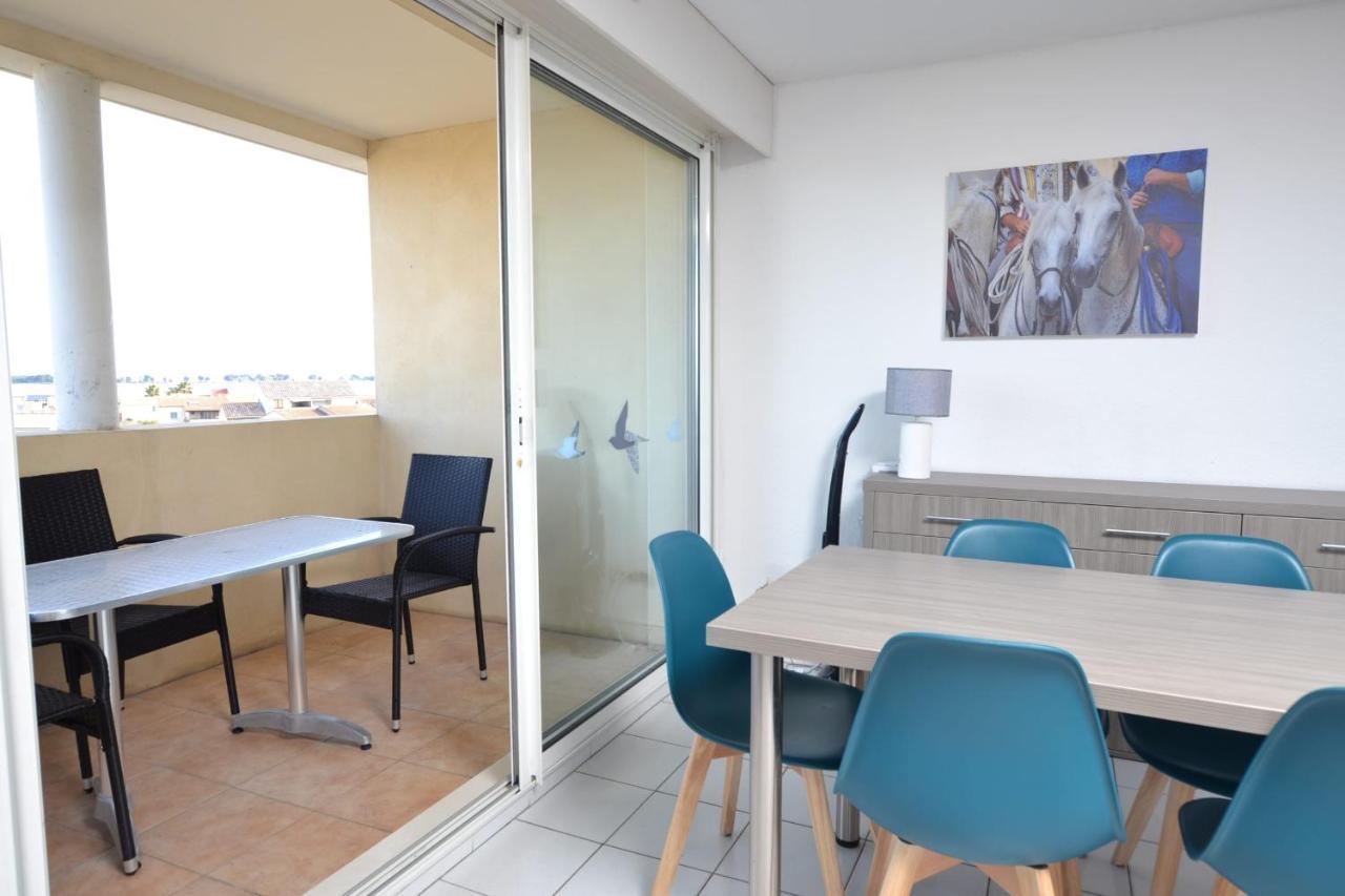 Appartement Grand T3 6 couchages AVEC PISCINE vue SALINS à Le Grau-du-Roi Extérieur photo